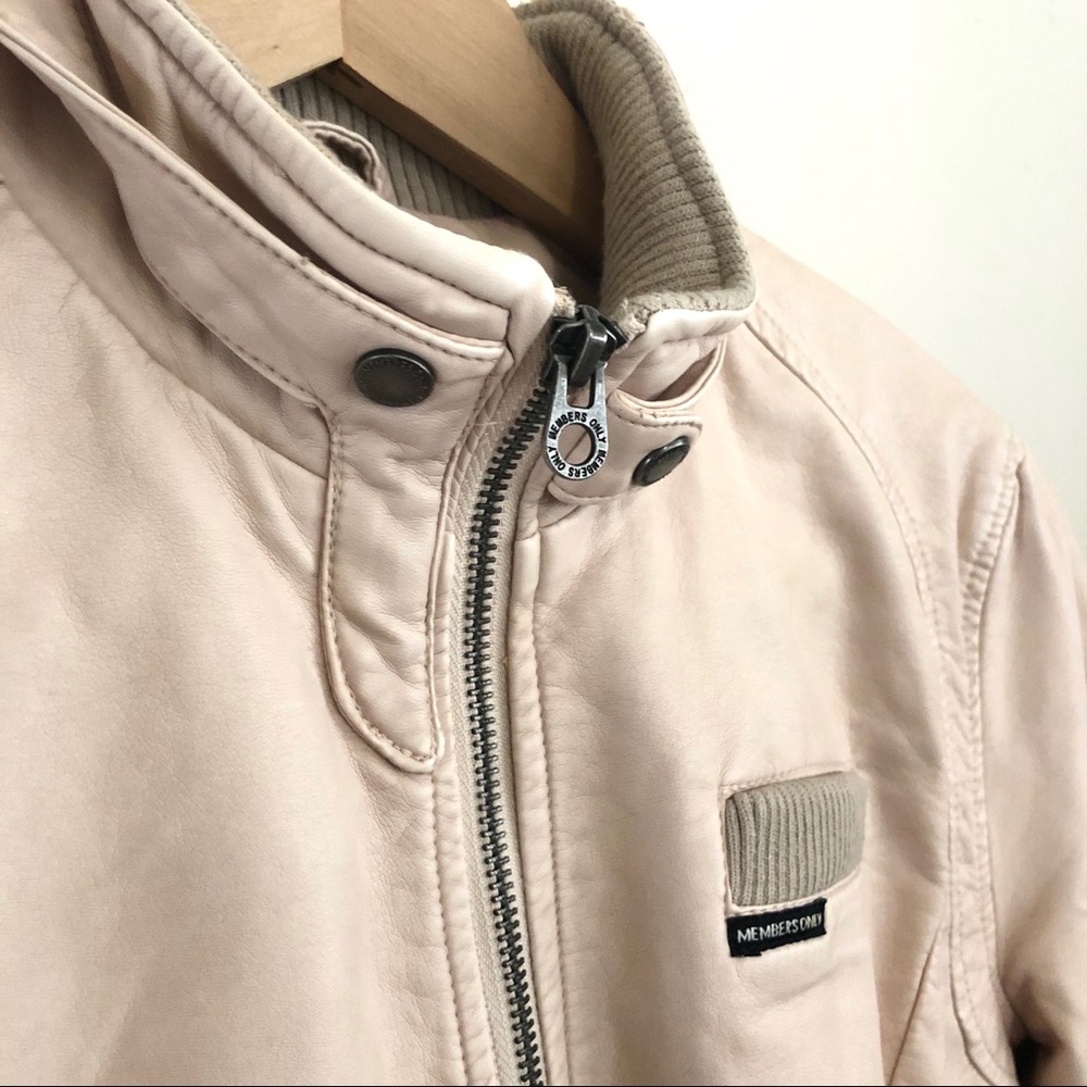 Members Only Leather Jacket - Picture 6 of 8